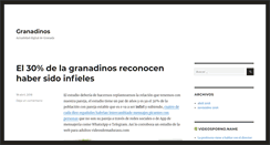Desktop Screenshot of granadinos.es